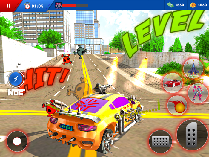 Robot Car Transform Games