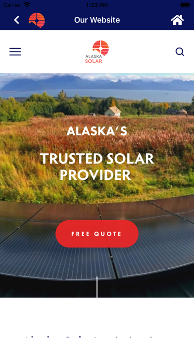 Alaska Solar Screenshot