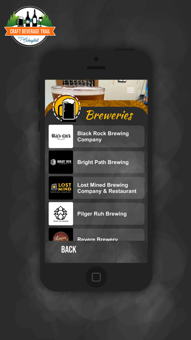 Schuylkill Craft Beverage Tour Screenshot