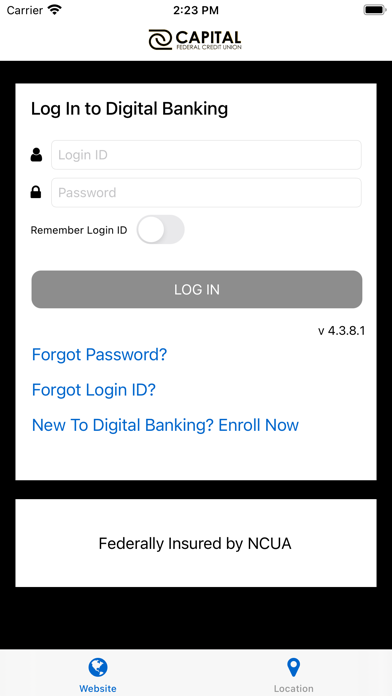 Capital FCU Mobile Banking Screenshot