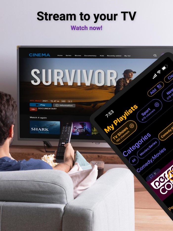 Watch Live TV - IPTV Player