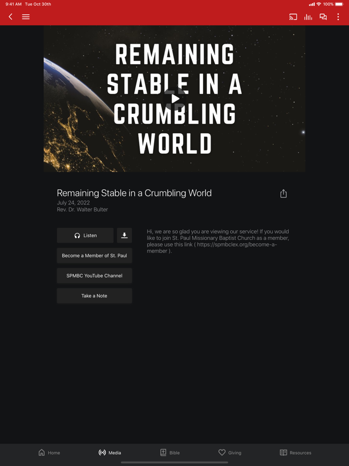 St Paul Baptist Church