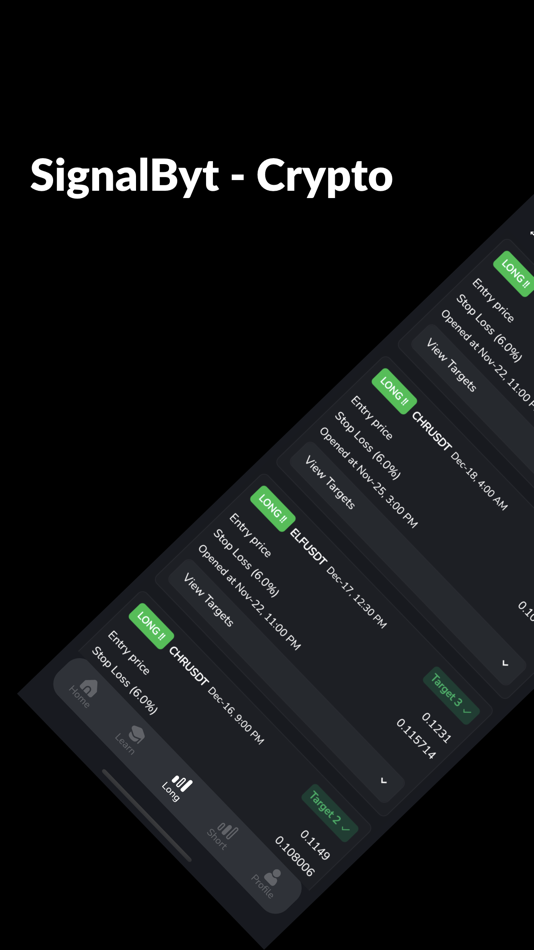 #1. Signalbyt - Crypto Signal (iOS) By: Codememory LLC