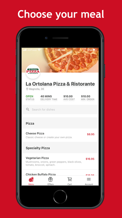 La Ortolana Pizza Magnolia Screenshot