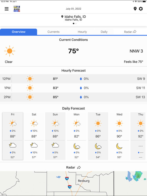 Screenshot #6 pour KIFI KIDK Weather