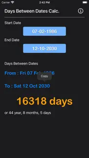 How to cancel & delete days between dates calculator 4