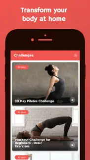 30 day pilates challenge iphone screenshot 3