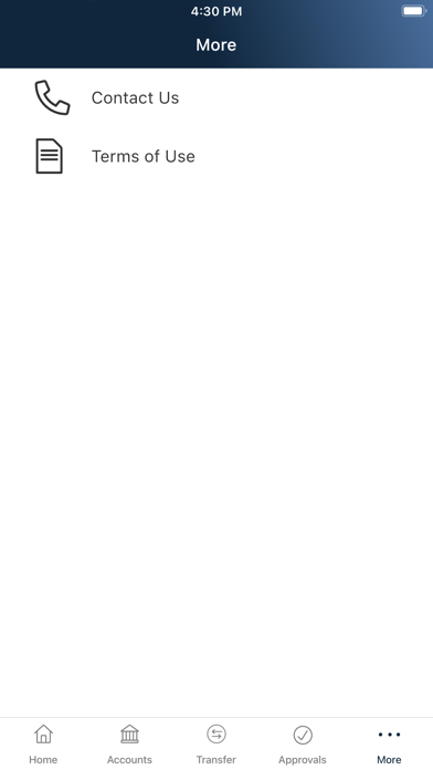 First American Bank eBusiness Screenshot