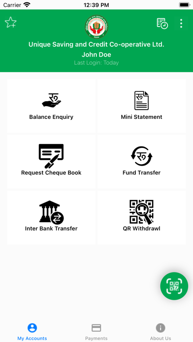 Unique Smart Banking Screenshot