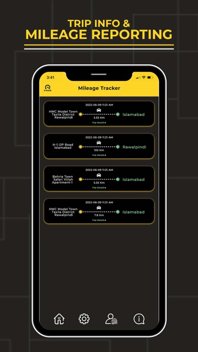 Trip Mileage Tracker Screenshot