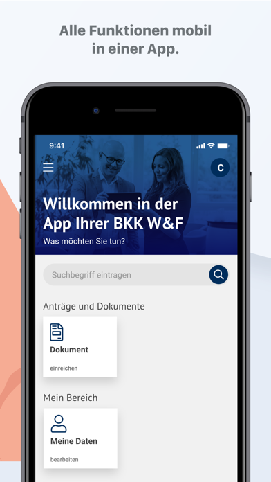 meine BKK W&F OGS Screenshot