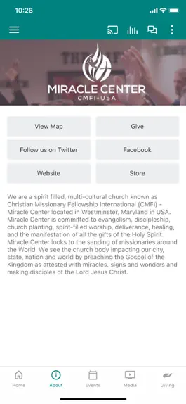 Game screenshot CMFI Miracle Center apk