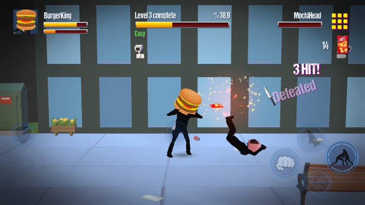 Stickman Street: Food Fighter screenshot-5