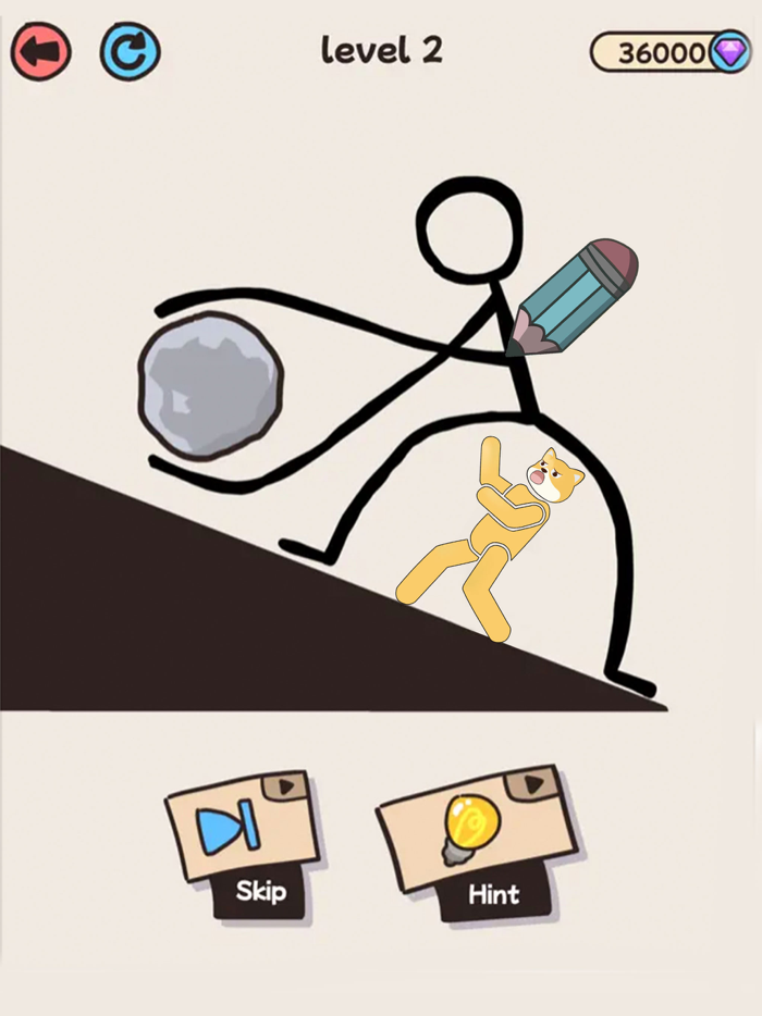 Protect the dog  draw to save