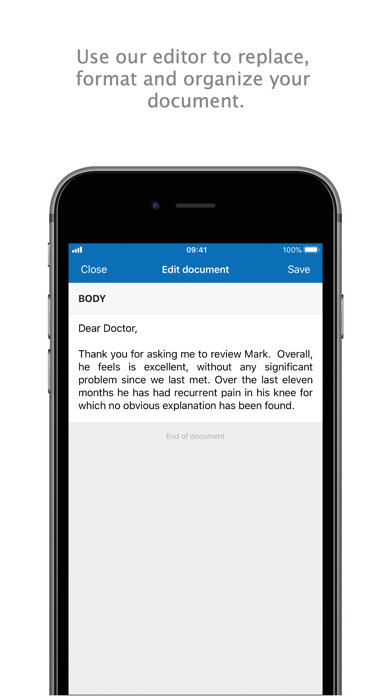 Beacon Dictate Screenshot