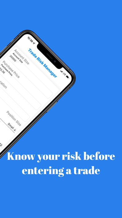 Trade Risk Manager Screenshot
