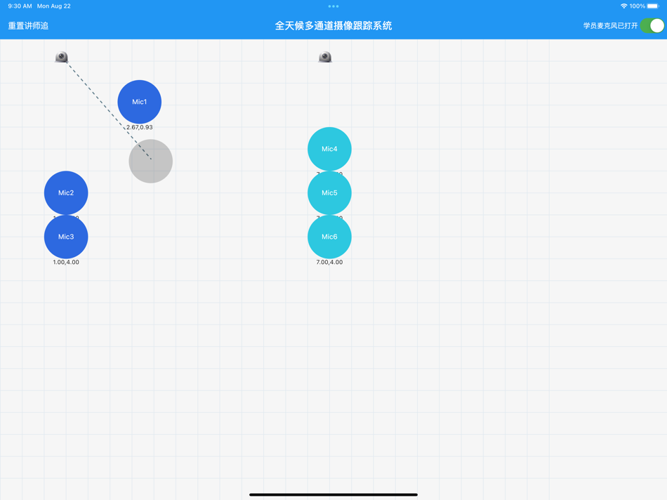 #1. Camera Track (iOS) By: 深圳易科声光科技股份有限公司