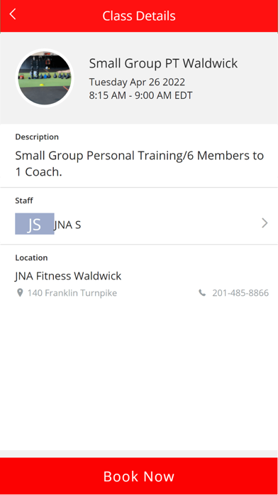 JNA Fitness NJ Screenshot