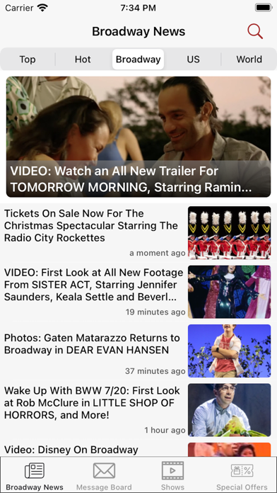 BroadwayWorld HD Screenshot
