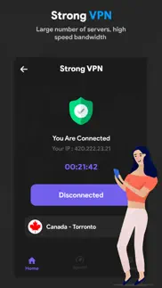 vpn app - strong vpn iphone screenshot 3