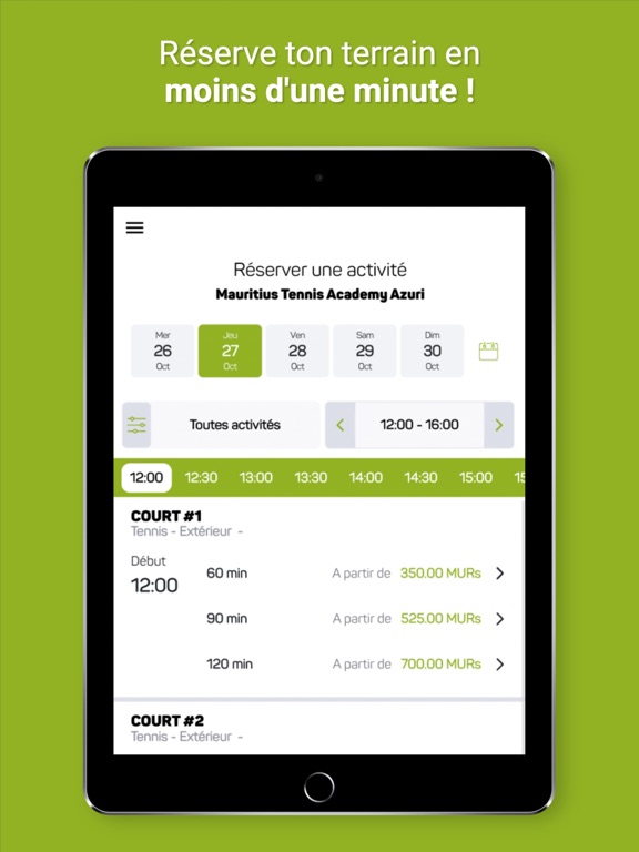 Screenshot #6 pour MTA Racket and Fitness club