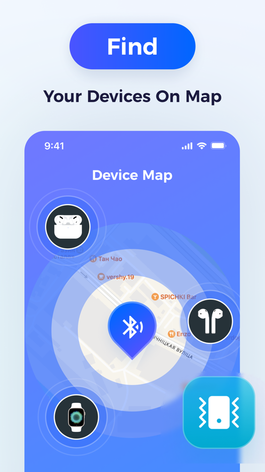 #5. Earbuds Finder: Find Lost BLE (iOS) 由: 美肖 曹