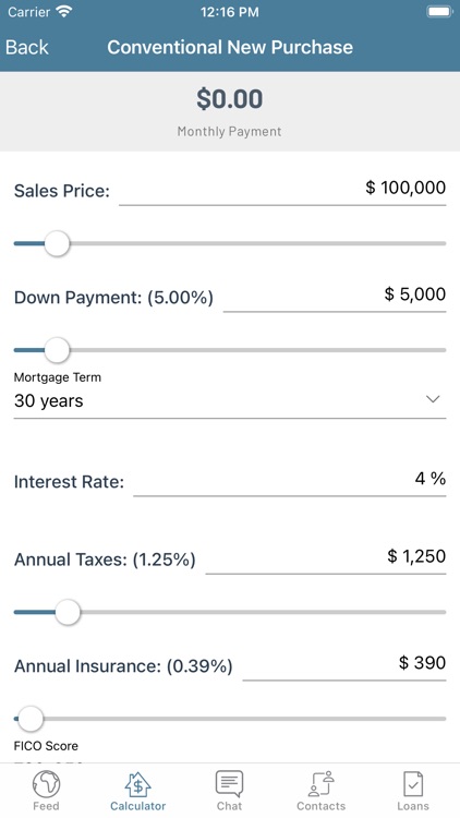 First Nat Mortgage App