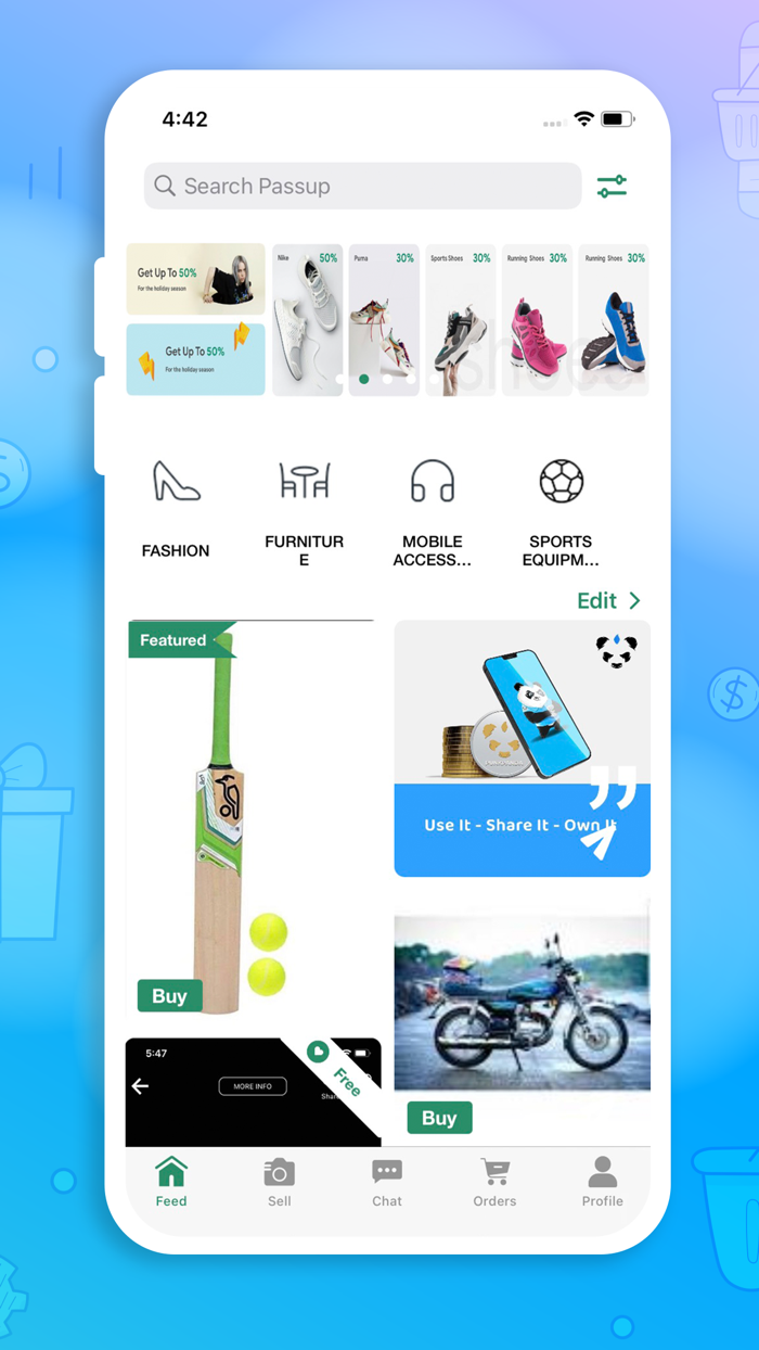 PassUp - Online Classified App