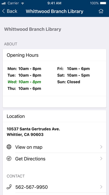 Whittier Public Library screenshot-5
