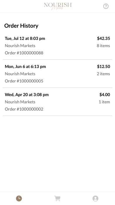 Nourish Markets Screenshot