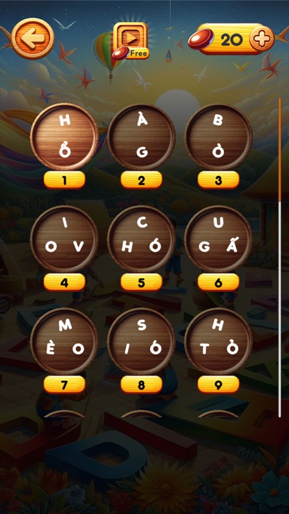 Nối Từ - Nối Chữ