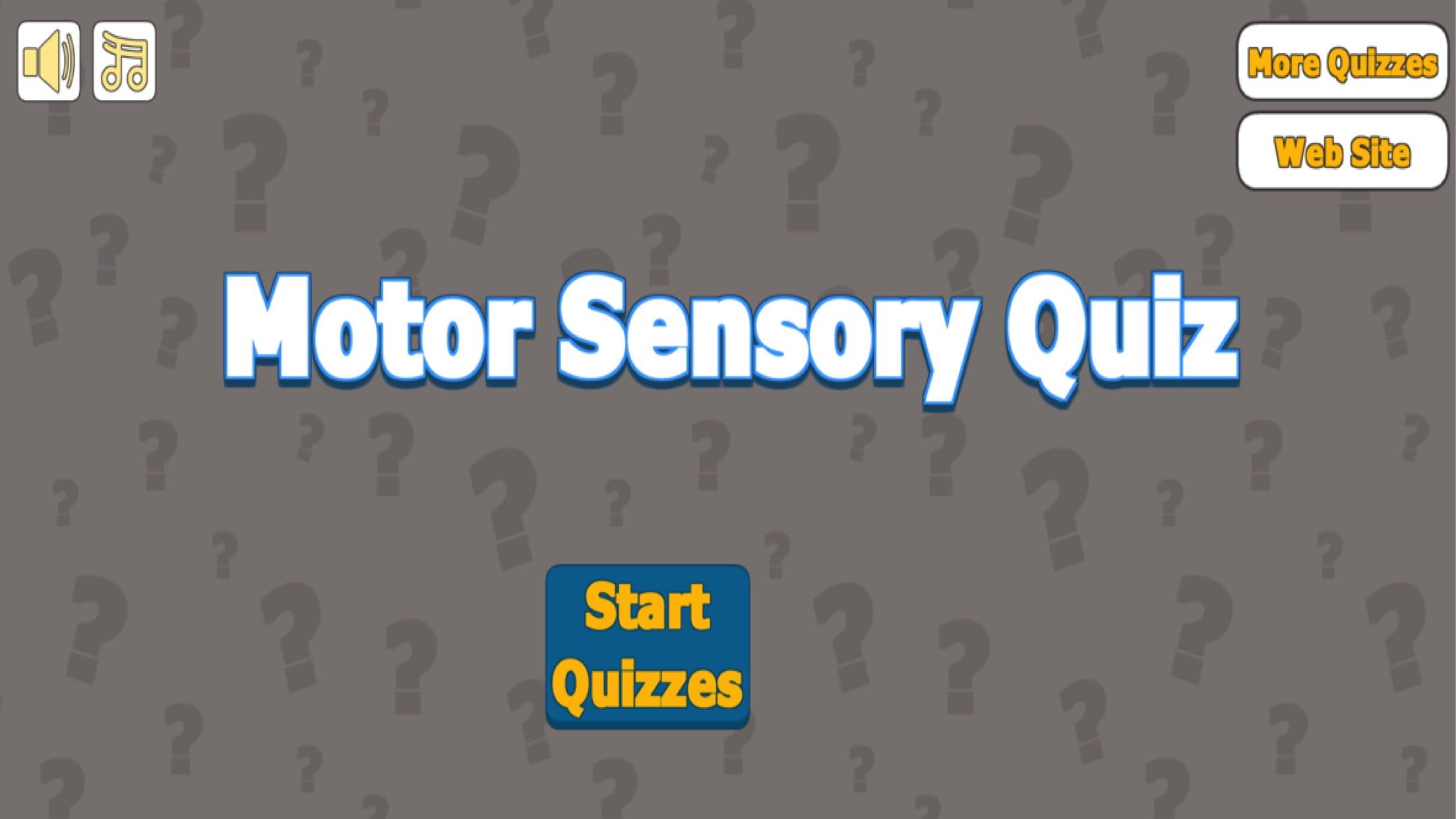 Motor Sensory Medical Quiz