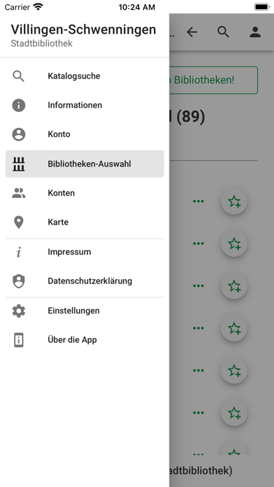 mobilOPAC YourBib Screenshot