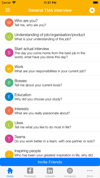 TMA Job Interview Questions Screenshot