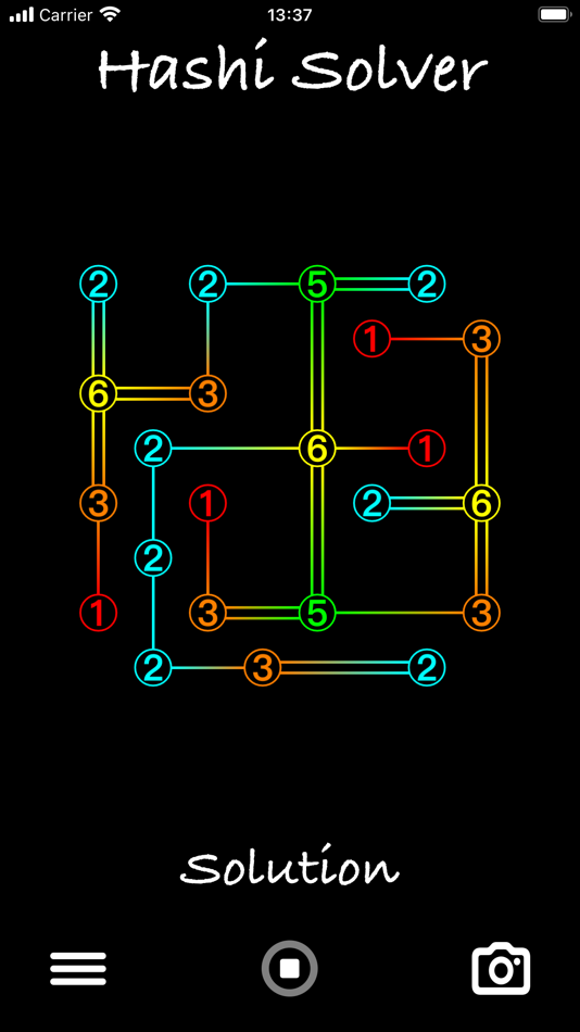 #1. Hashi Solver (iOS) 由: Stephen Lardieri