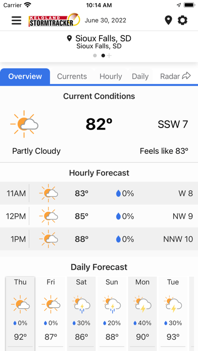 KELO Weather – South Dakota Screenshot