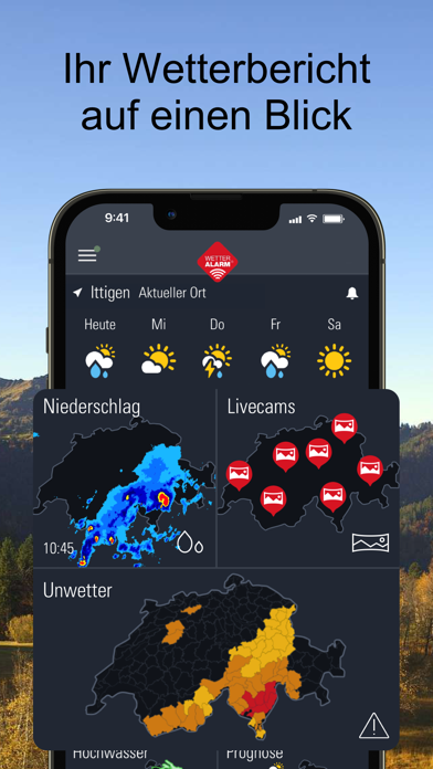 Wetter Alarm Schweiz - Meteoのおすすめ画像3