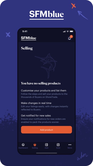 SFMblue Seller Screenshot