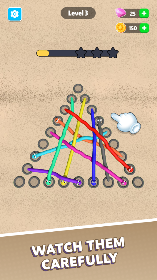 #2. Twisted Snake! (iOS) 由: BooBoo Games