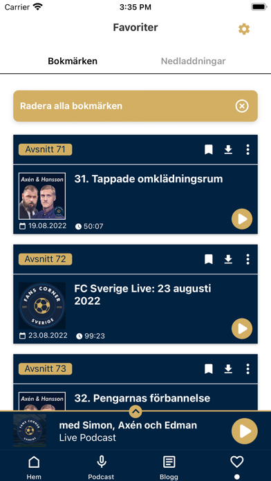 Fans Corner Sverige Screenshot