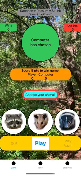 Game screenshot Raccoon-Possum-Skunk apk