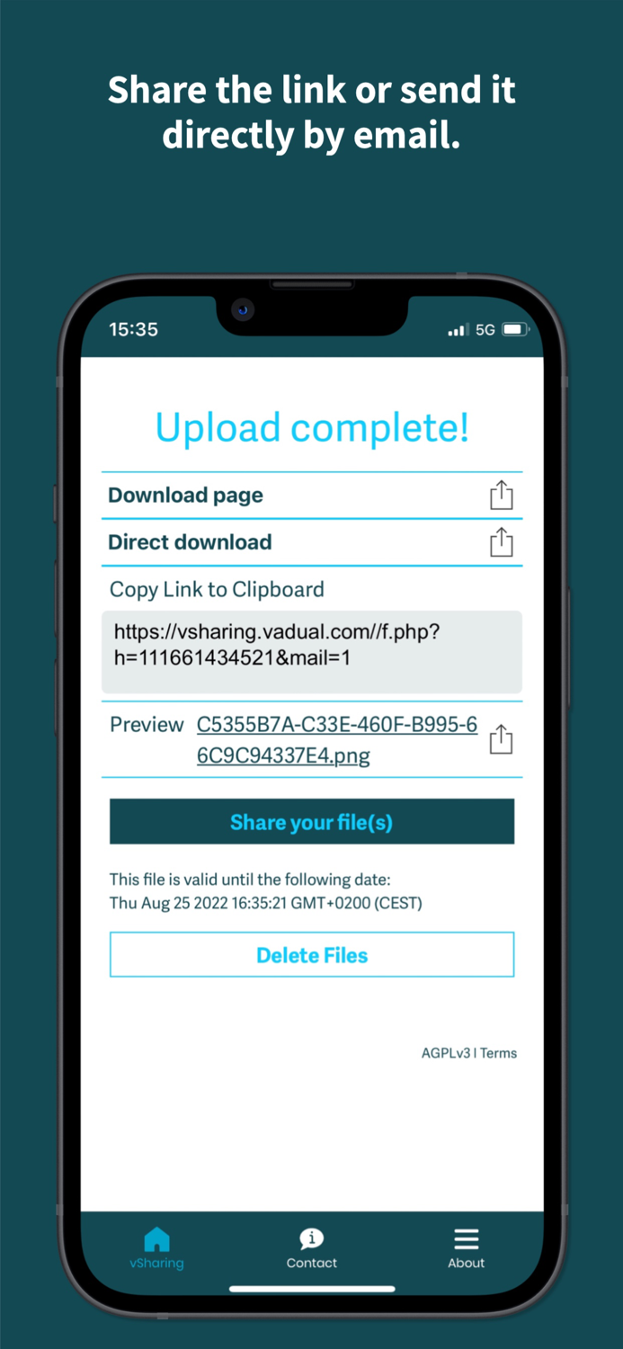vSharing Files Sharing