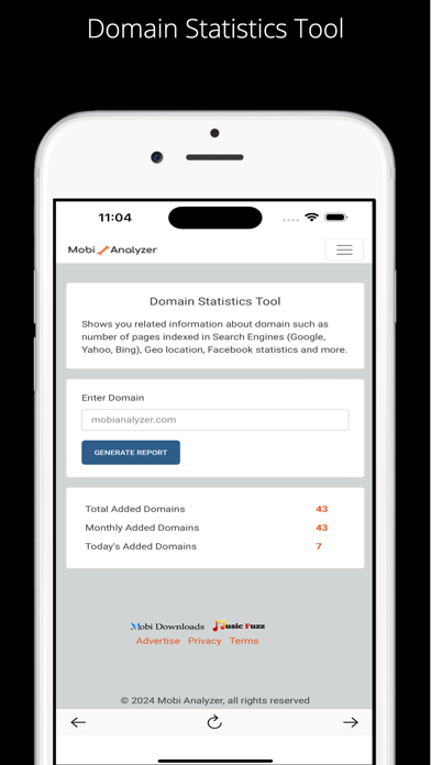 Mobi Analyzer Screenshot
