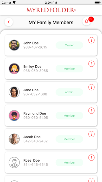MYREDFOLDER® | FAMILY Screenshot