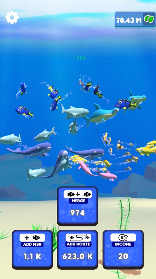 #6. FlockOfFish (iOS) 由: Cosmo4 Bilim Sanat Teknoloji