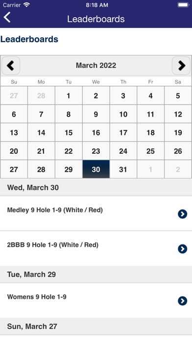 Warringah Golf Club Screenshot