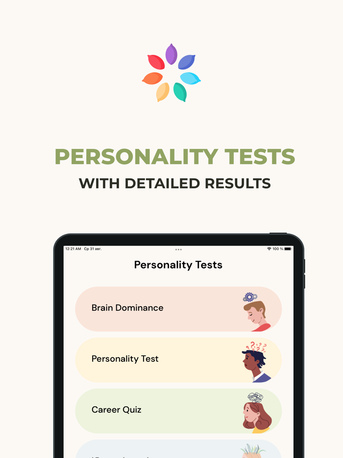 Personality Tests - 4 verges