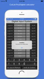 How to cancel & delete cutlist pro digital calculator 1