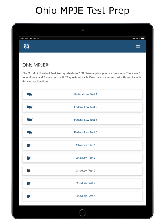Screenshot #4 pour MPJE Ohio Test Prep