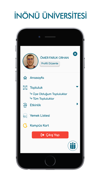İnönü Öğrenci Toplulukları Screenshot